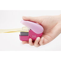 プラス ペーパークリンチミニ SL-104NB ピンク 1個