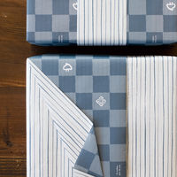 ヘッズ 和スタイル包装紙-青 WAS-1W 1パック(50枚)