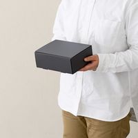 ヘッズ 無地スマートボックス/ダークグレー-10 MSD-GB10 1袋(10枚)