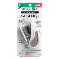 マックス ホッチキス サクリ ホワイト HD-10NLK/W 1台