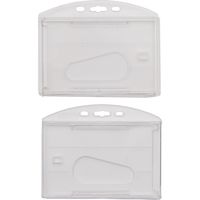 アイ・エス ID名札スペアケース 両用ハード チャック無 IHL-ID-HD 1パック