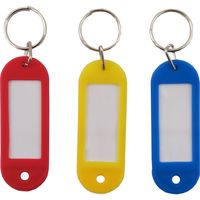 アイ・エス キーホルダー名札 片面 色込 INM-00-MX 1パック