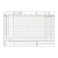 成美堂出版 野球用 スコアブック (保存版)補充用紙 9107 1個