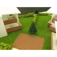 TTC 芝生マット 小 300×300mm ライトグリーン 40-0301 1個