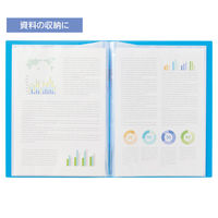 リヒトラブ CUBE FIZZ クリヤーブック サイドベンツ A4 ベージュ N6004-16 1冊