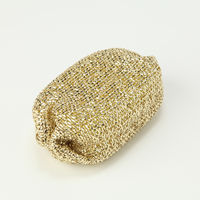 アルミスポンジ フィギア 丸 厚みのある丸型 キッチンスポンジ 食器用 金 1個 亀の子束子西尾商店