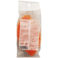 亀の子スポンジ DO 高品質 手に馴染み握りやすい 木の葉薄型 キッチンスポンジ 抗菌加工 オレンジ 2個入 1個 亀の子束子西尾商店