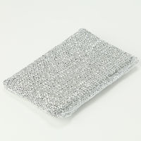 アルミスポンジ フィギア 角 薄型 キッチンスポンジ 食器用 銀 1個 亀の子束子西尾商店