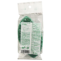 亀の子スポンジ DO 高品質 手に馴染み握りやすい 木の葉型 キッチンスポンジ 抗菌加工 グリーン 1個 亀の子束子西尾商店