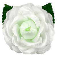 渡辺徽章 ミニローズ 白 1セット（100個：10個入×10）胸花 徽章 コサージュ