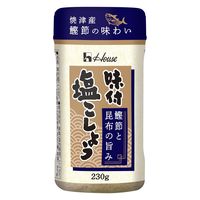 味付塩こしょう 鰹節と昆布の旨み 230g 3個 ハウス食品