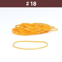 【輪ゴム】 共和 オーバンド透明袋 500g GHA-N-005 #18 アメ 1袋