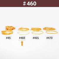 【輪ゴム】 共和 オーバンド透明袋 50g GPA-N-001 #460 アメ 1袋