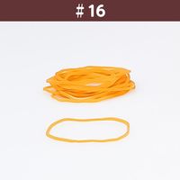 【輪ゴム】 共和 オーバンド透明袋 50g GGA-N-010 #16 アメ 1セット（3袋）