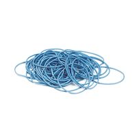 【輪ゴム】 共和 カラーバンド 100g GGK-100-LB #16 ライトブルー 1箱（100g）