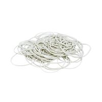 【輪ゴム】 共和 カラーバンド 100g GGK-100-WT #16 ホワイト 1箱（100g）
