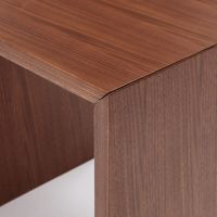 無印良品 コの字の家具 積層合板 ウォールナット材 幅35cm 幅35×奥行30×高さ35cm 良品計画