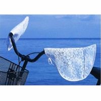 真田嘉商店 夏用ハンドルカバー 自転車用 Aタイプ レース 緑 21741005 1セット(3ペア)（直送品）