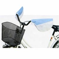 真田嘉商店 夏用ハンドルカバー 自転車用 Fタイプ レース 青 21743004 1セット(3ペア)（直送品）