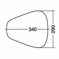 真田嘉商店 真田 サドルカバー カブ・メイト用 ビニール 黒 21701800 1セット(3枚)（直送品）