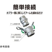 トヨックス カムロック カプラー メネジ ステンレス 3インチ 633-DB-3-SST 1個 65-0883-12（直送品）