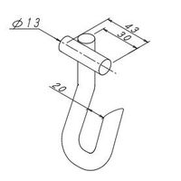 エヌ・エス・ピー NSP型枠(45mm) 逆Uピン43(10入) 8208245 1箱(10個)（直送品）
