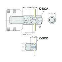 日研工作所 ストレートシャンクサイドカッタアーバ K32-SCC25.4-30 1式 62-3620-12（直送品）