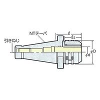 日研工作所 ナショナルテーパ ミーリングチャック MCA50F-42 1式 62-3621-79（直送品）