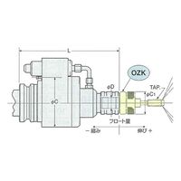 日研工作所 オイルホールタップ用自動定寸タッパチャック BT40-OZL12-170 1式 62-3628-26（直送品）