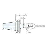 日研工作所 ジャコブステーパアダプタ BT30-JTA6-30 1式 62-3626-20（直送品）
