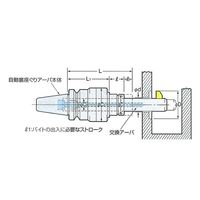 日研工作所 自動式裏座ぐりアーバ BT50-AF2-90-OH 1式 62-3629-28（直送品）