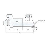 日研工作所 深穴用アンギュラヘッド BT50-AHPL6-249 1式 62-3629-41（直送品）