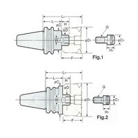 日研工作所 ショルダーカッタアーバ(ミリシリーズ) BT50-FMC27-90 1式 62-3630-90（直送品）