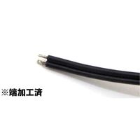 共立電子産業 片端L型JEITA5 DCプラグ付きケーブル 1.8m #30 1個 65-8727-98（直送品）
