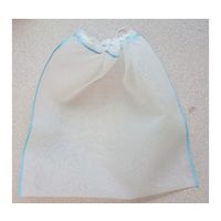 アズワン ポリエステルメッシュ紐付き巾着袋 青 60メッシュ 目開き303μm 65-9170-55 1個（直送品）