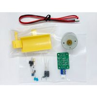 共立電子産業 ミニ風力発電 実験セット(ハンダ付け必要) FUURYOK-KIT 1式 67-2186-59（直送品）