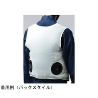 東洋リントフリー クリーンルーム用ファンジャケット(簡易ベスト型)FA(S~L) 3J1131-KW FA 1枚 67-3150-11（直送品）