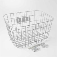 西田金属製作所 西田 Wー114 ワイドバスケット丸型 シルバー W-114SL 1個（直送品）