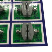 アライ制動器材 ワイヤー小物 MC0ー096 キャリパー 締付金具 (ダルマ) 10400392 1セット(4個)（直送品）