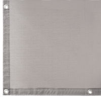 現場のチカラ　モリリン　メッシュシート（防炎II類） MRMー802　3.6x5.4m　ブラック 1セット（5枚入） オリジナル