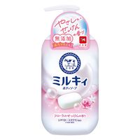 ミルキィボディソープ フローラルせっけんの香り ポンプ付 500ml 牛乳石鹸共進社 【液体タイプ】