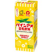 マルサンアイ 豆乳飲料 パインアメ 200ml 1箱（24本入）
