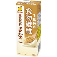 マルサンアイ 1食分の食物繊維 豆乳飲料 きなこ 200ml 1箱（24本入）