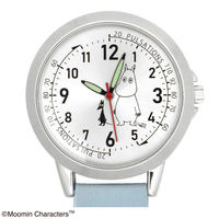 セントレディス ムーミンカラビナ付ウォッチ(蓄光)サックスブルー ST-TSM0011 1セット(1個×3)（直送品）