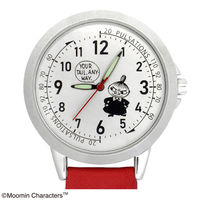 セントレディス ムーミンカラビナ付ウォッチ(蓄光)ローズ ST-TSM0012 1セット(1個×3)（直送品）