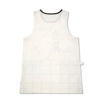 セントレディス ムーミンエプロン ブロックチェックアイボリー ST-NM0015 1枚（直送品）