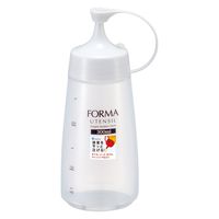 アスベル フォルマ 調味料ボトル 細口中 ホワイト A2142 1セット（3個）