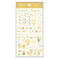 myfa（ミファ）デコレーションシール ハニーイエロー 1セット（2枚） LIHIT LAB.（リヒトラブ）