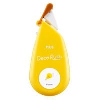 プラス デコレーションテープ デコラッシュ 定番 6mm幅 注目 51878 10個