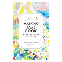 キングジム マスキングテープブック はがき エノグ シートサイズ 5冊（10枚入×5） 100×148mm 9672-002